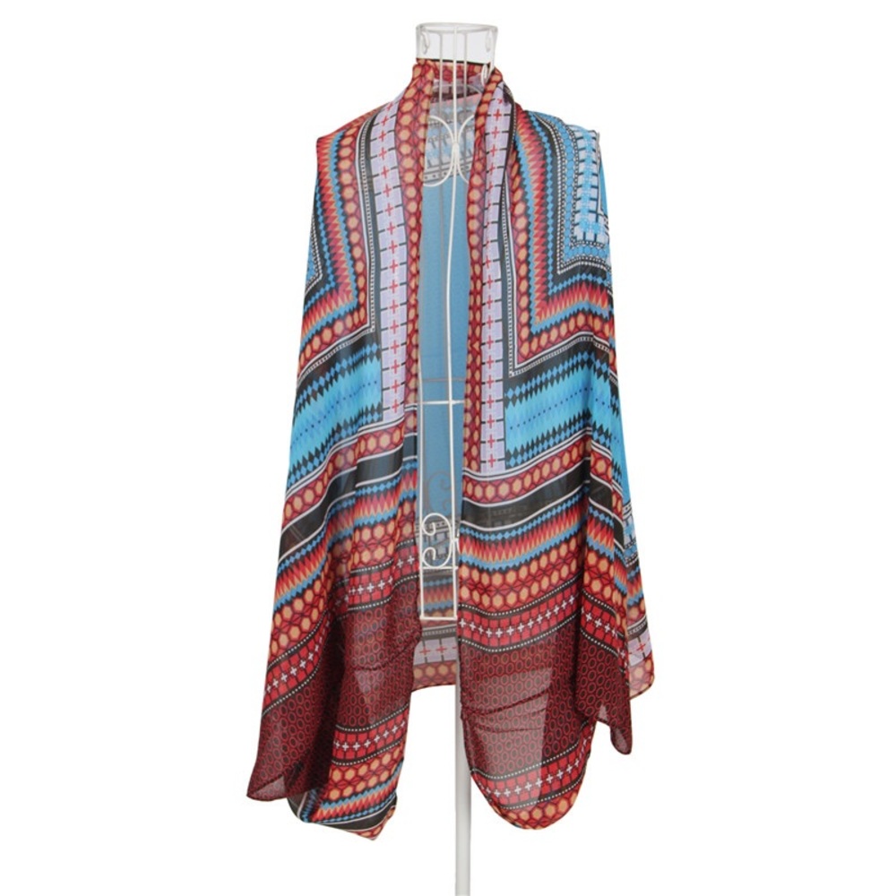 ☀️ ⬇️ Multicolor Beach Sarong Wrap - Picture 8 of 9
